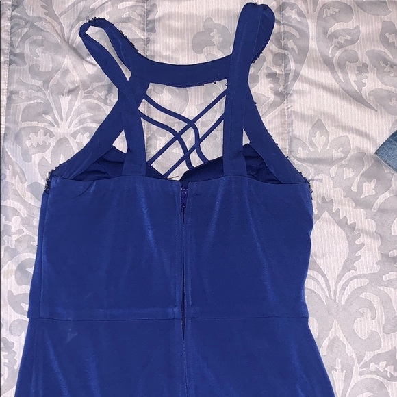 Navy blue prom dress - Picture 2 of 3